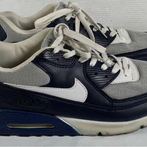 Nike Air Max Men's Sneakers - Navy, Gray, and White